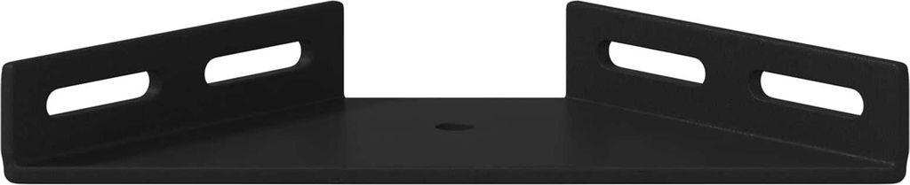vidaXL Staffa d'angolo 2 pezzi nero 138,5 x 50,5 x 16 mm Immagine del prodotto 