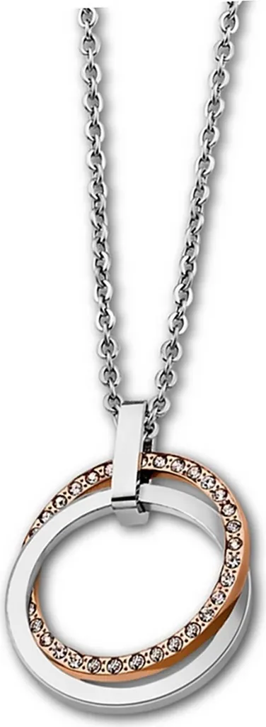 Collier Femme en Acier Argenté Lotus Style LS1780-1/2 Bijou Tendance