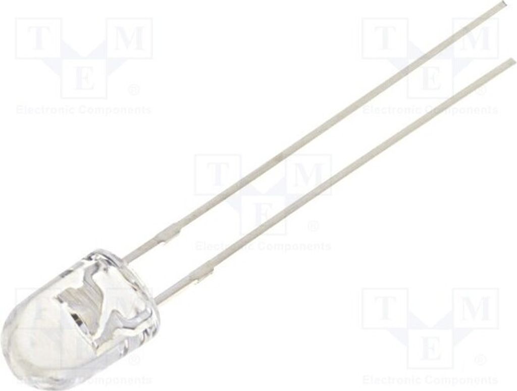 2x LED rot 5x4,1mm 10000÷13000mcd oval OS5RPM5HA1B LED Dioden THT oval 100/40°