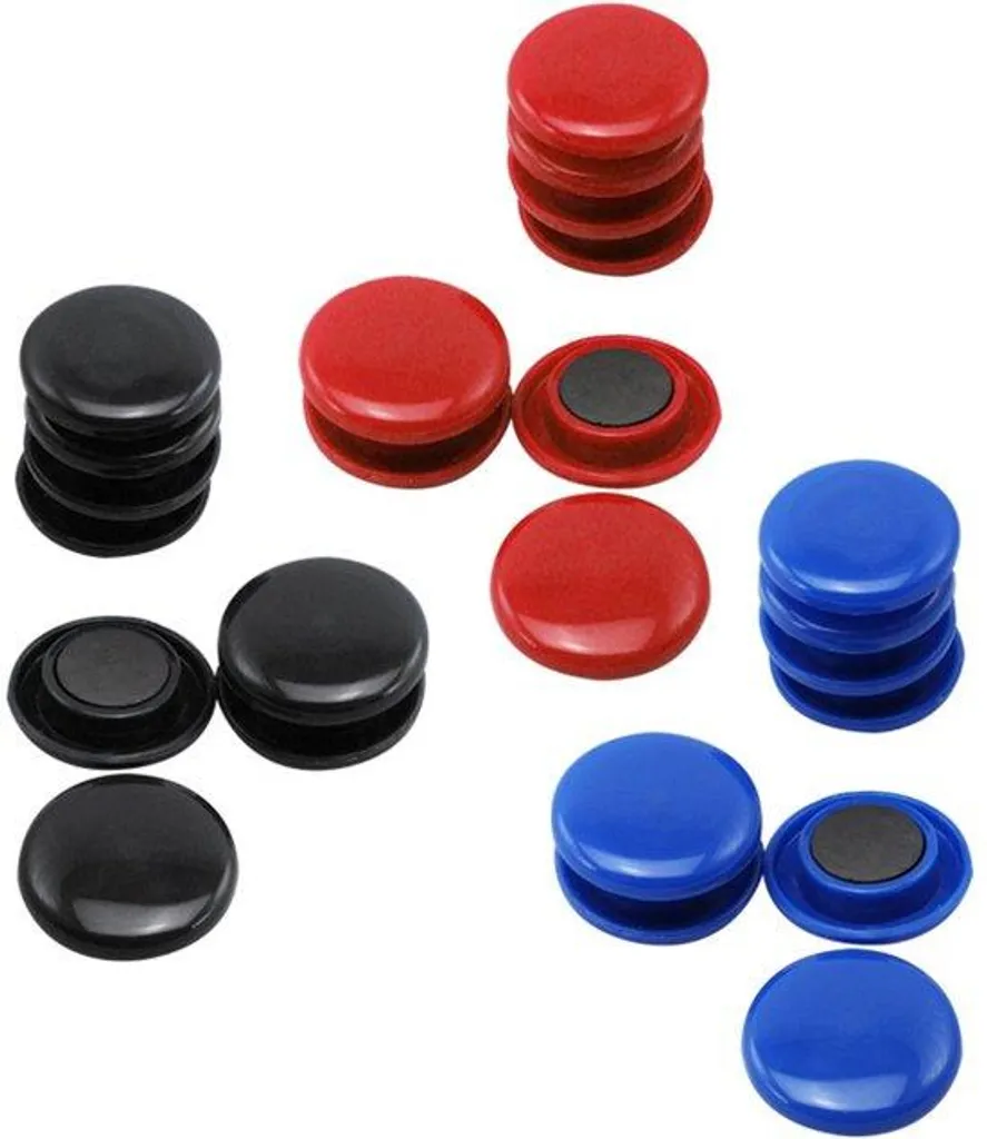 24 Aimants pour Tableau Blanc et Frigo - Accessoires de Planification