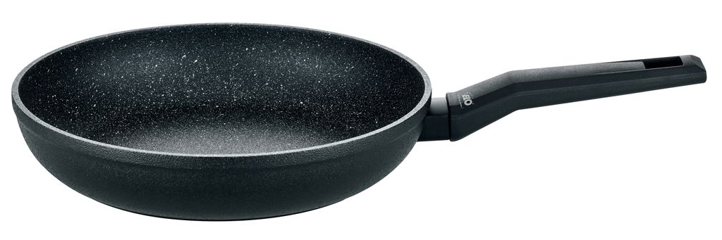 ELO Granit Solution Bratpfanne Geschmiedetes Aluminium Extra rau Induktion schwarz 24cm