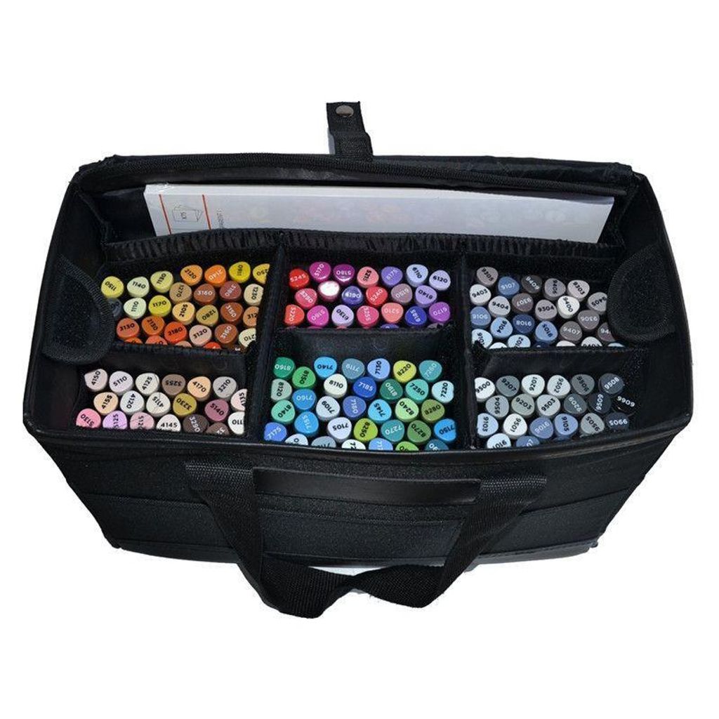 Leere Aktentasche - volle Palette von Marker - Graph'It
