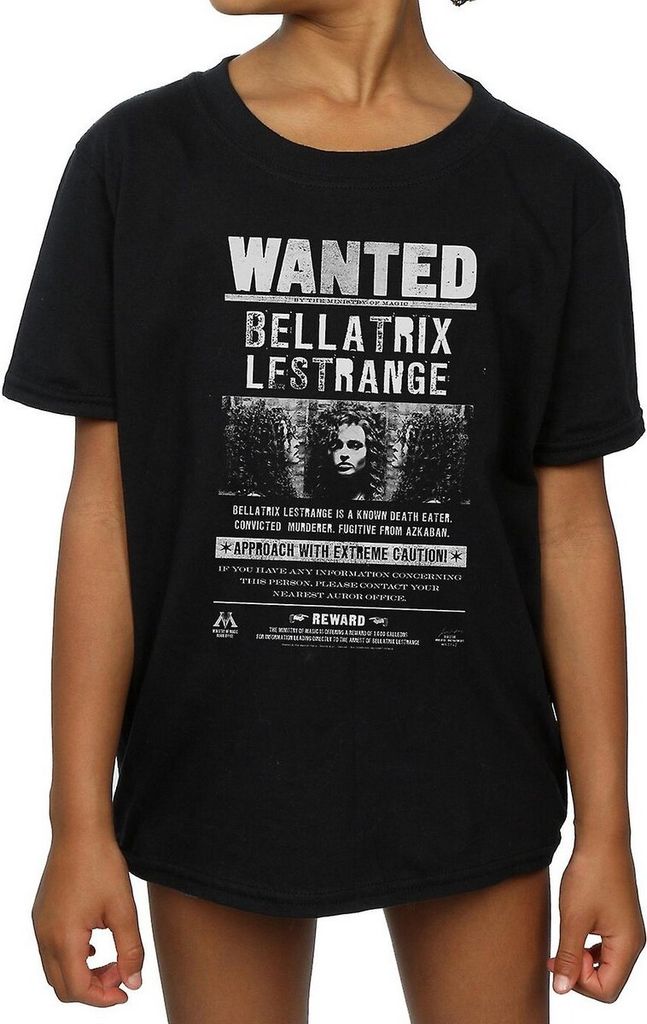 Harry Potter - T-Shirt für Mädchen BI1545 (116) (Schwarz)