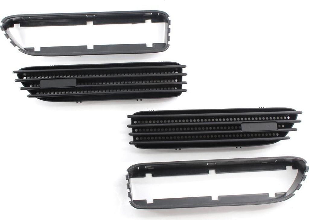 Dumb Black Side Grill Grille Fender Vents Ersatz für BMW E46 M3 01-06