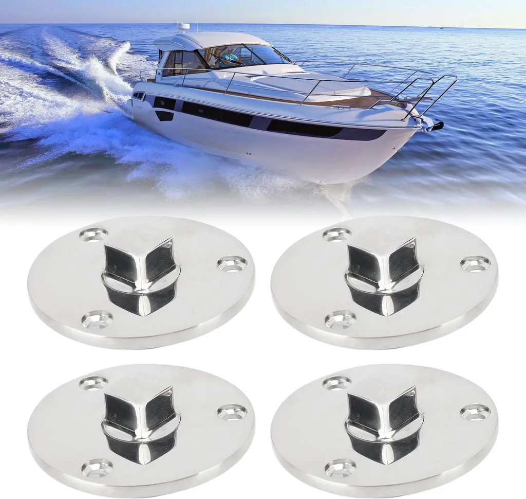 Bouchon de Vidange Bateau pour Coque de Yacht, Inox 316, 2,36 Pouces