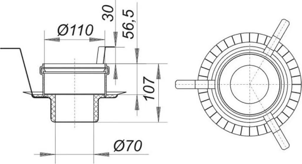Dallmer Rohbauelement 2 - Solution pour isolation phonique de dalle - 2