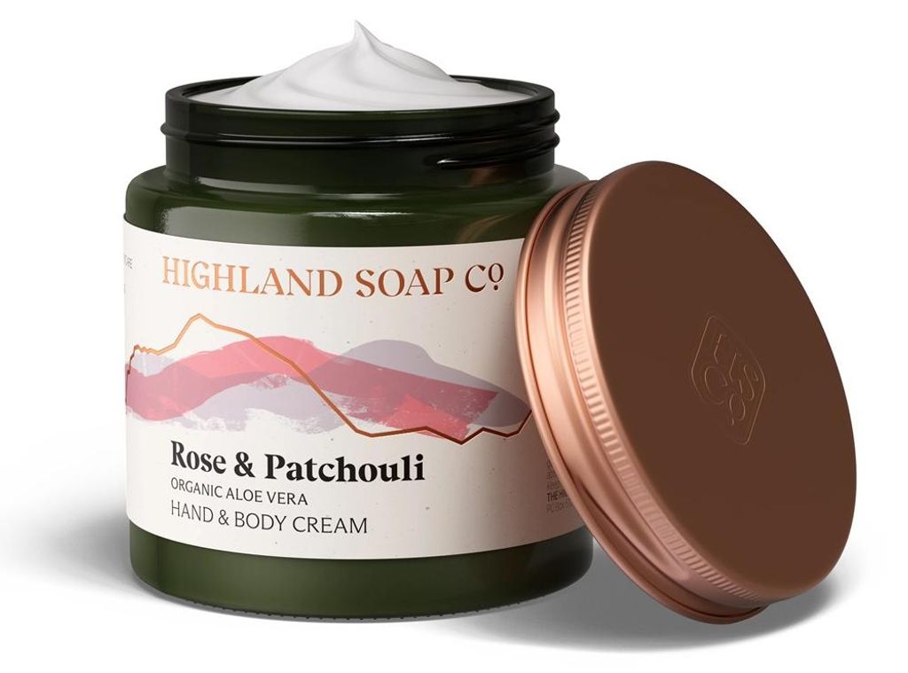 The Highland Soap Company Hand- & Körpercreme Rose & Produktbild 