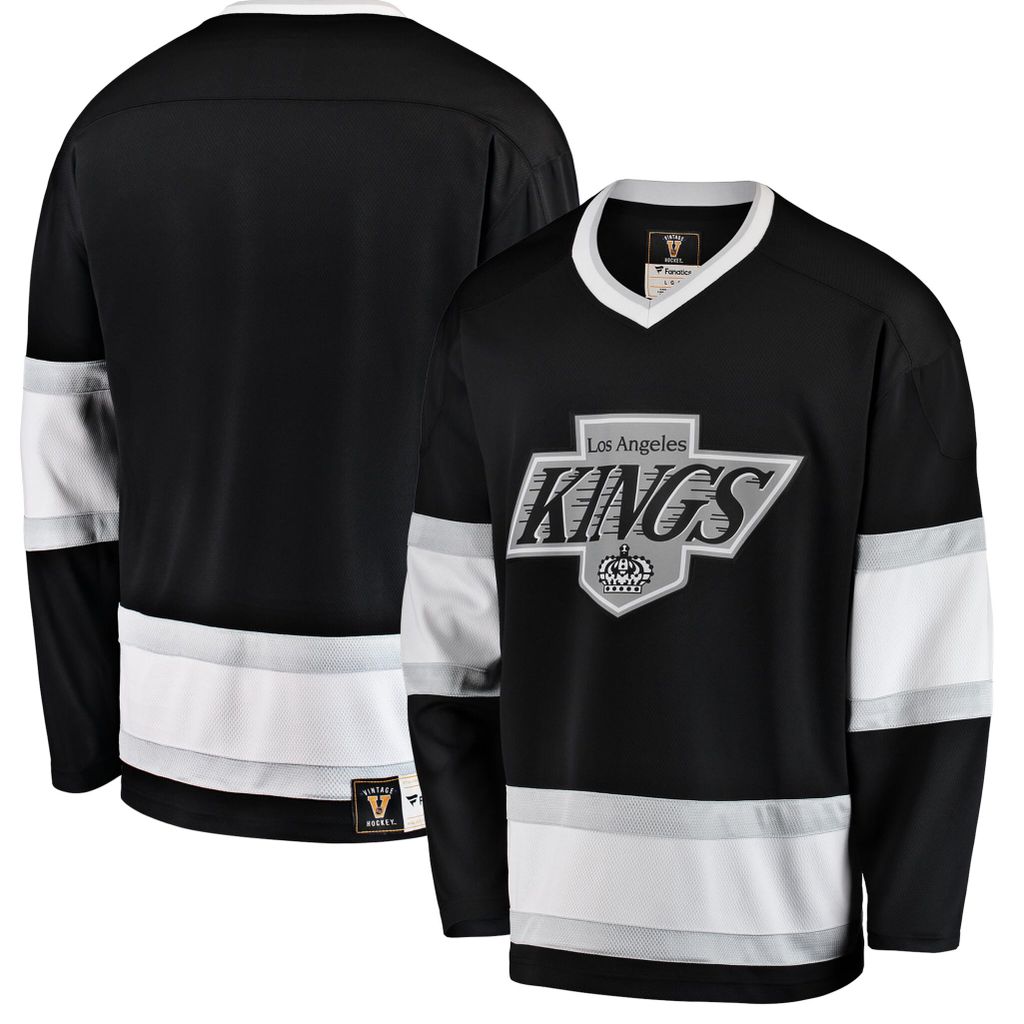 Los Angeles Kings NHL Eishockey Fanatics Breakaway Trikot Vintage Schwarz-2XL