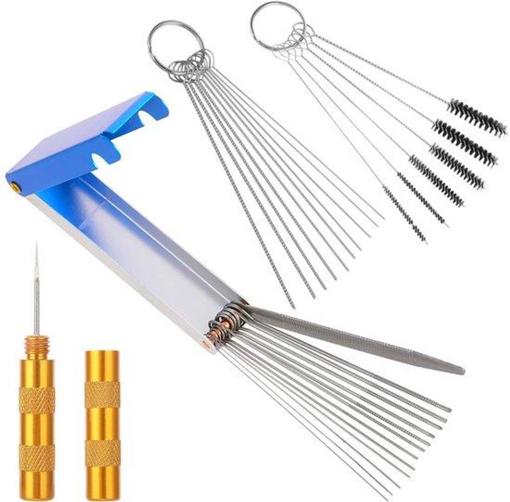 Reinigungssatz Motor Auto Fahrrad 13 Nadeln 10 Reiniger 6 Nylonbürsten