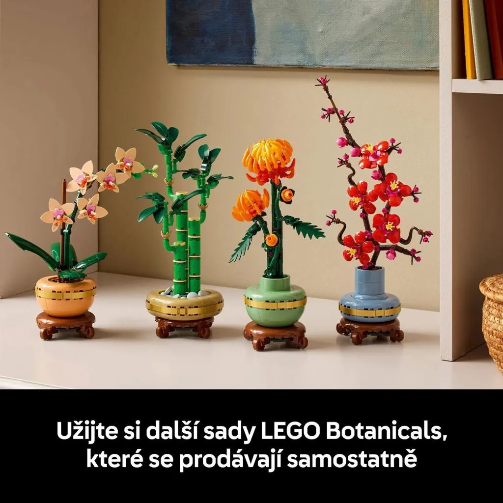 LEGO 10344 Botanicals Bambou de la Chance, Kit de Construction Déco Zen - 18
