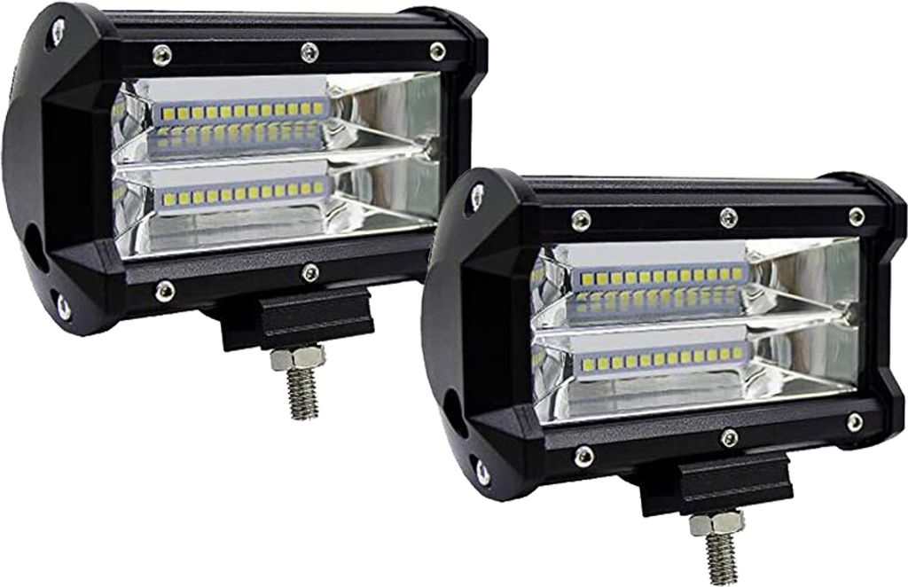 Greenmigo 2X 72W Auto LED Scheinwerfer Zusatzscheinwerfer Arbeitsscheinwerfer IP67 Wasserdicht