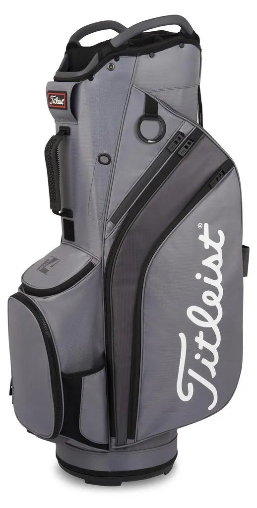 Titleist Cart 14 Sac de golf Charcoal : Légèreté et grand rangement pro