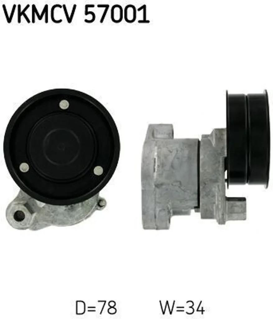 Galet Tendeur de Courroie d'Accessoires pour Moteurs Verso S et V70 I