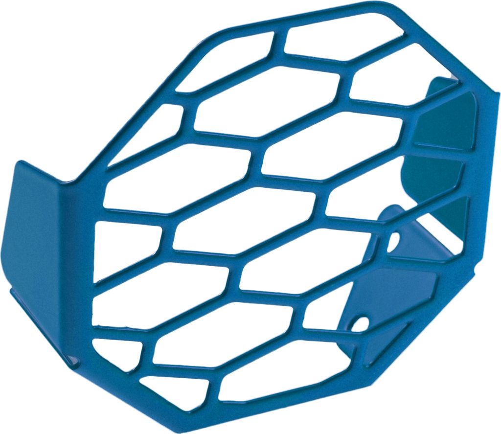 Lampenschutzblech für Nebelscheinwerfergehäuse blau