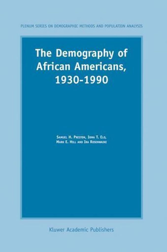 Die Demographie der Afroamerikaner 1930-1990