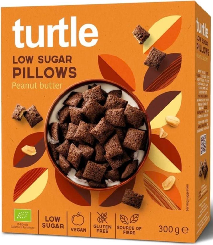 Low Sugar Pillows - Peanut Butter Knusperkissen 300g Produktbild 