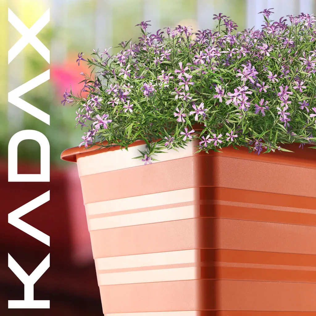 Jardinière plastique 40cm robuste Cati KADAX avec fixation et réservoir - 5