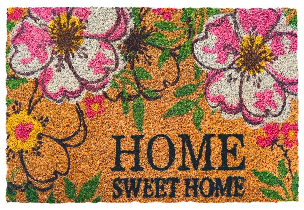 Alfombrilla Relaxdays de fibra de coco, modelo "Home", Imagen del producto 
