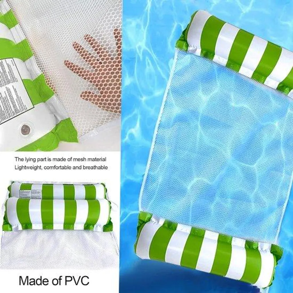 Hamac gonflable de piscine pliable multi-usage pour adulte et enfant