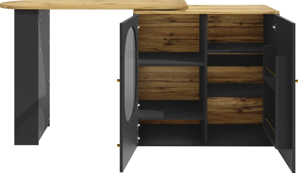 Table de cuisine avec rangement ajustable pour optimiser l'espace - 13