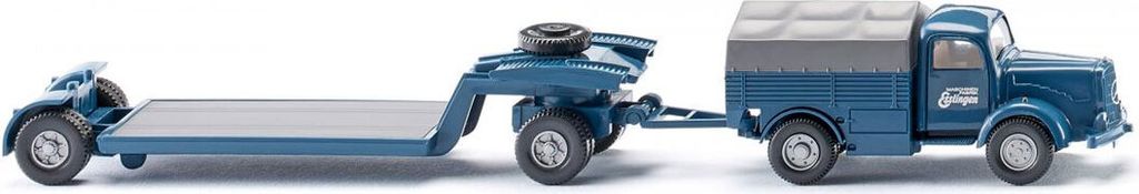 LH Wiking 049203 Mercedes L5000 z naczepą niskopodwoziową Zdjęcie produktu 