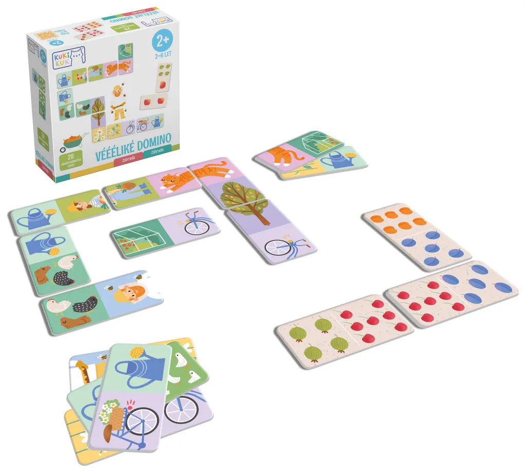 Dominos géants KukiKuk Garden - Ne perdez plus vos jeux dans l'herbe du jardin