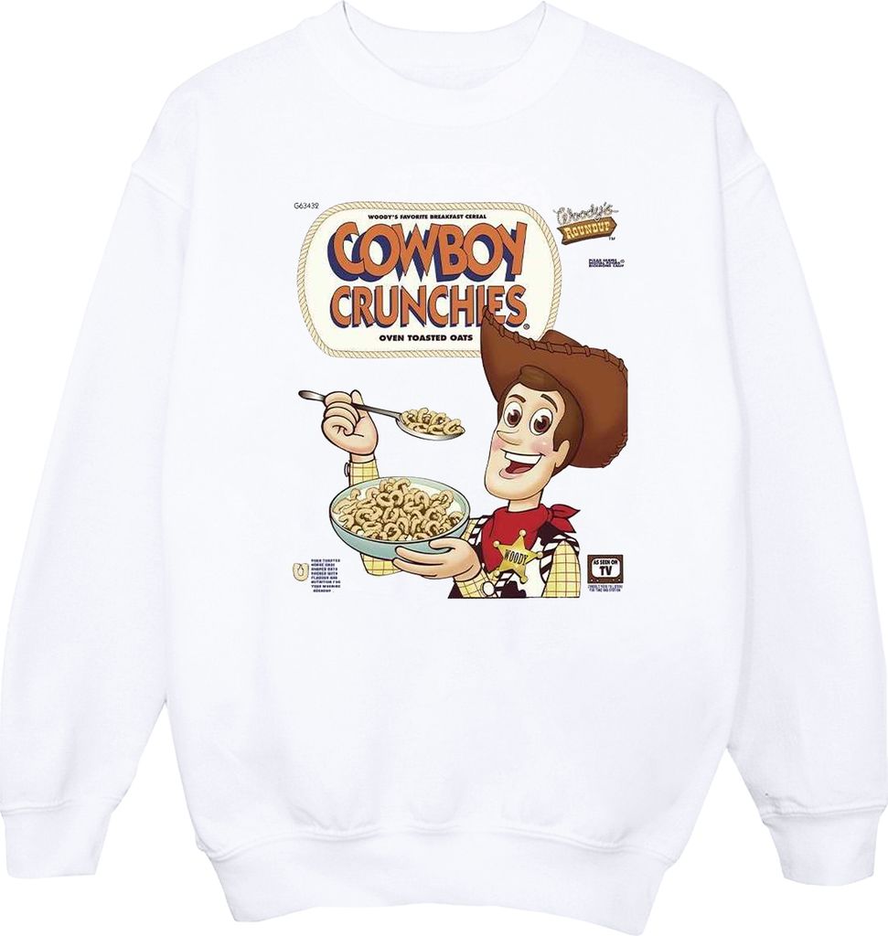 Disney - "Toy Story Cowboy Crunchies" Sweatshirt für Damen BI42239 (XXL) (Weiß)