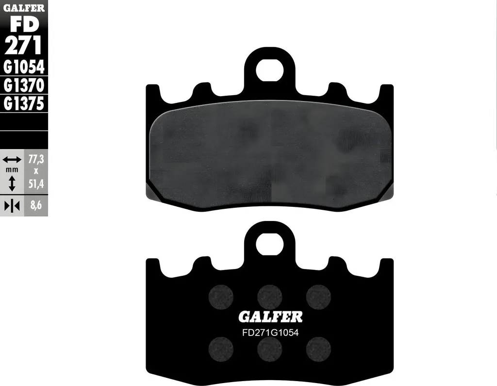 Plaquettes de frein avant Galfer FD271G1054 endurance pour BMW