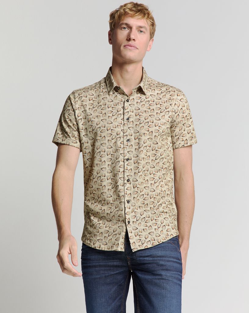 Shirt Short Sleeve Jersey Allover Printed