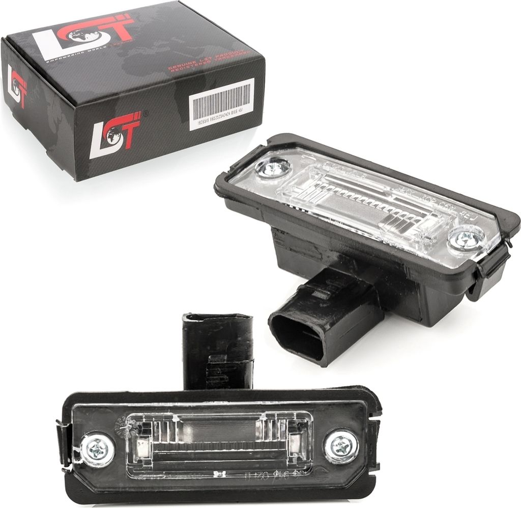 2x Original LST Nummernschild Leuchte für VW Golf 4 Lupo New Beetle Phaeton Polo