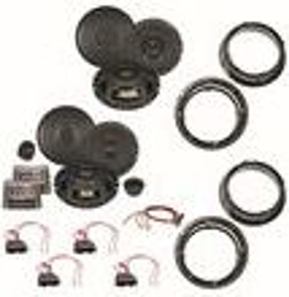 CRUNCH DSX6.2C DSX62 2 Wege vorne hinten Einbauset für Passat 3B 3BG Beetle