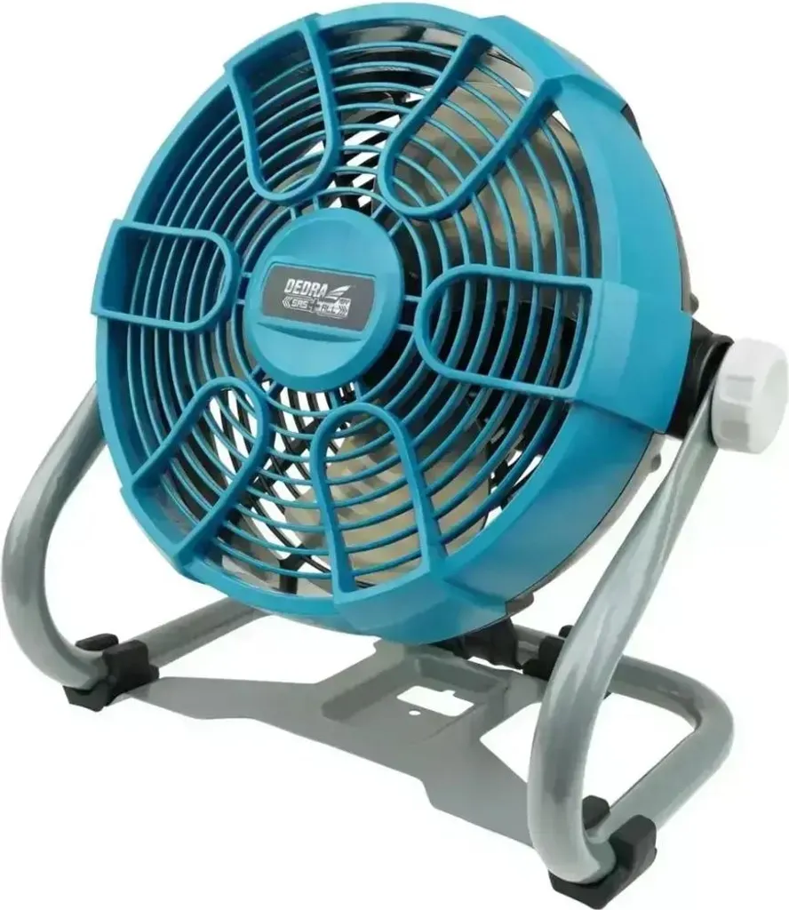 Ventilateur Orientable 2 Vitesses 18V Dedra - Fixation par Crochet - 8