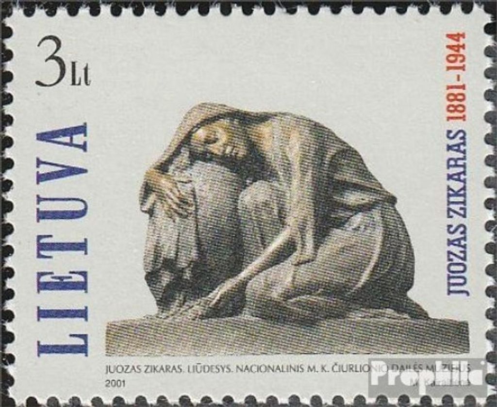 Briefmarken Litauen 2001 Mi 772 (kompl.Ausg.) postfrisch Zikaras