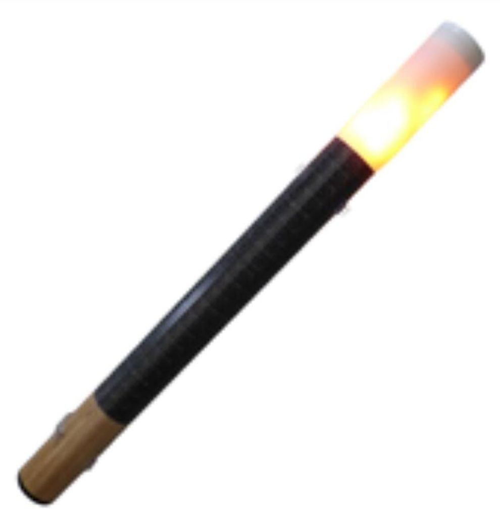 9438 LED Fackel Version 3,0 Amber 450 mm Holzdekor Produktbild 