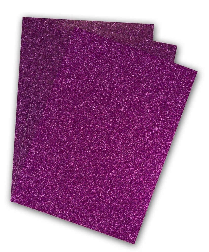 Poli-Tape - Poli-Flex Pearl Glitter - 424 Purple - Din A4 Produktbild 