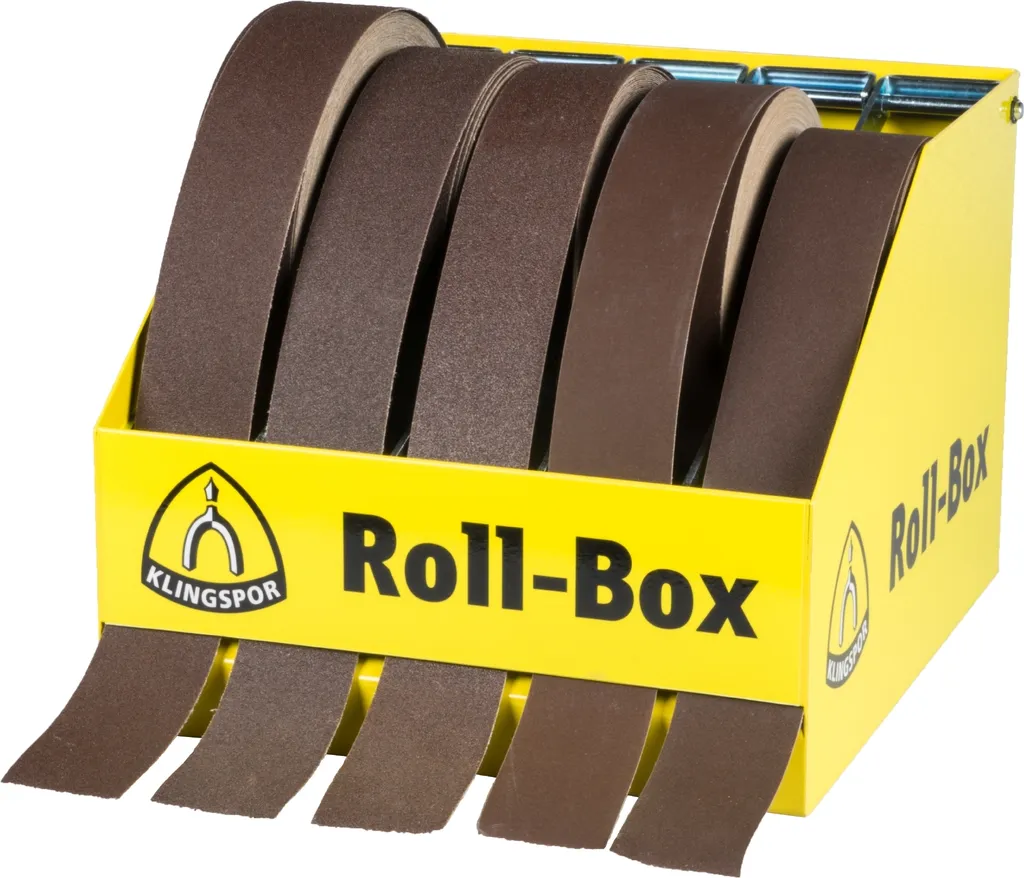 Distributeur d'abrasifs ROLL-BOX KLINGSPOR pour rouleaux de 50mm 76403
