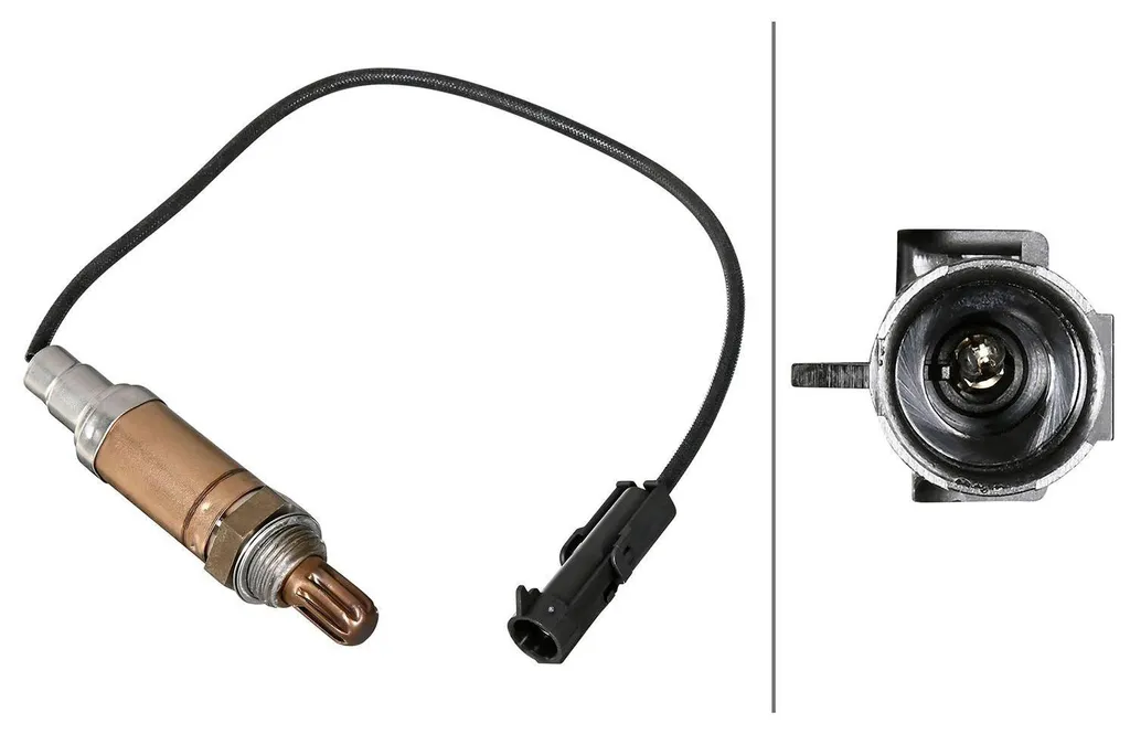 Sonde Lambda 1 Pôle Câble 285 mm HELLA Performance pour Hyundai Accent - 4