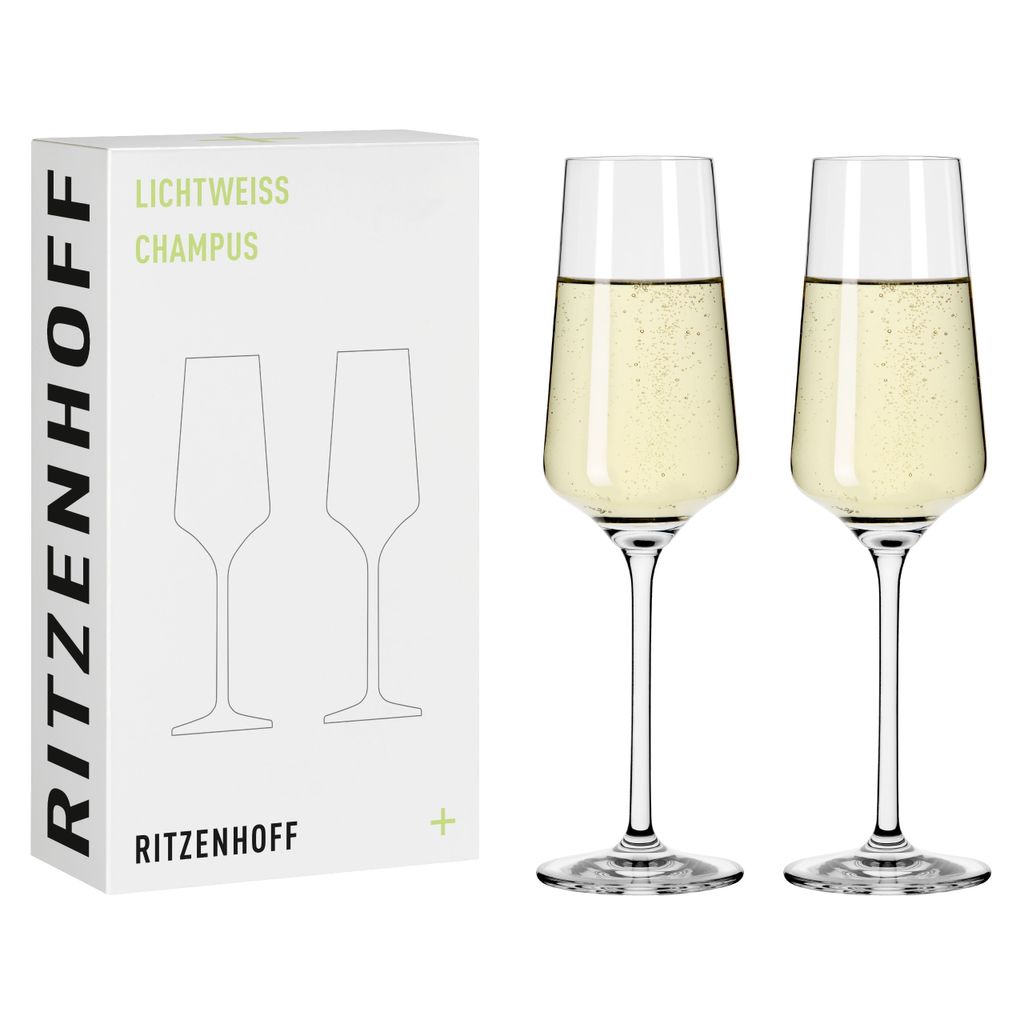 Lichtweiss Julie Champagnerglas-Set #1 Von Nadine Produktbild 