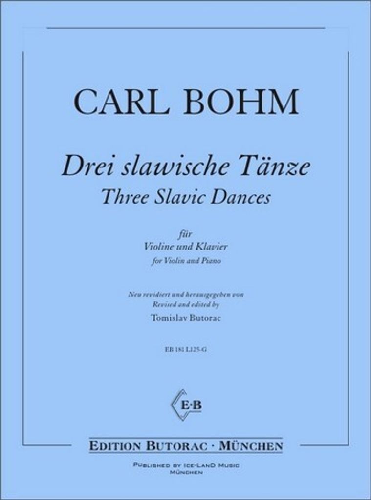 3 slawische Tänze für Violine und Klavier