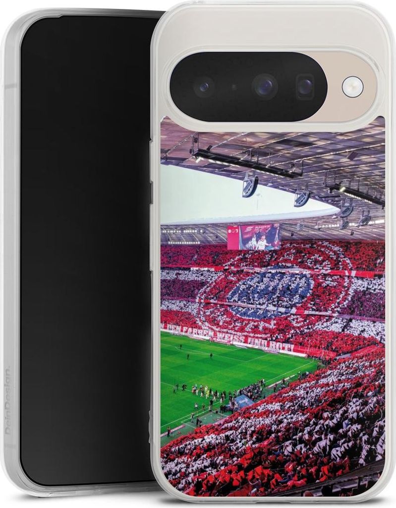 DeinDesign Handyhülle für Google Pixel 10 Pro Silikon Hülle Case Smartphone Schutzhülle FC Bayern München FCB Stadion