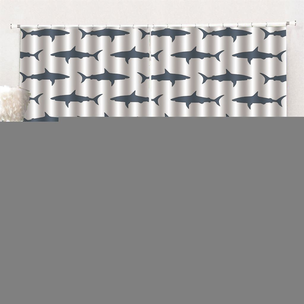 Icegrey 2 Stš¹ck Tiere Gardinen Vorh?nge Verdunkelungsvorh?nge Blickdicht 3D Curtain Schlafzimmer Wohnzimmer mit Haken, Stil 12, 300x207cm