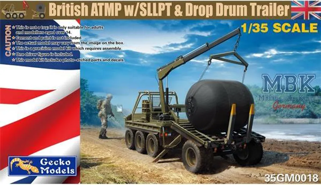 Maquette militaire ATMP britannique Gecko 35GM0018 avec SLLPT
