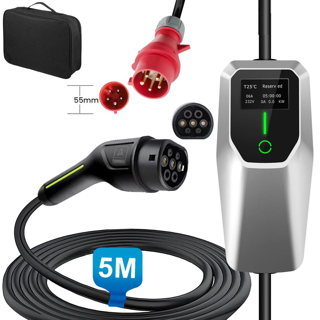 5M 11KW 3-fázová 55mm nabíjačka pre elektrické autá Obrázok produktu 