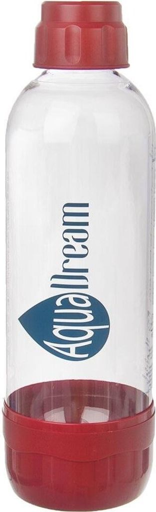 A clear studio shot of a reusable water bottle.