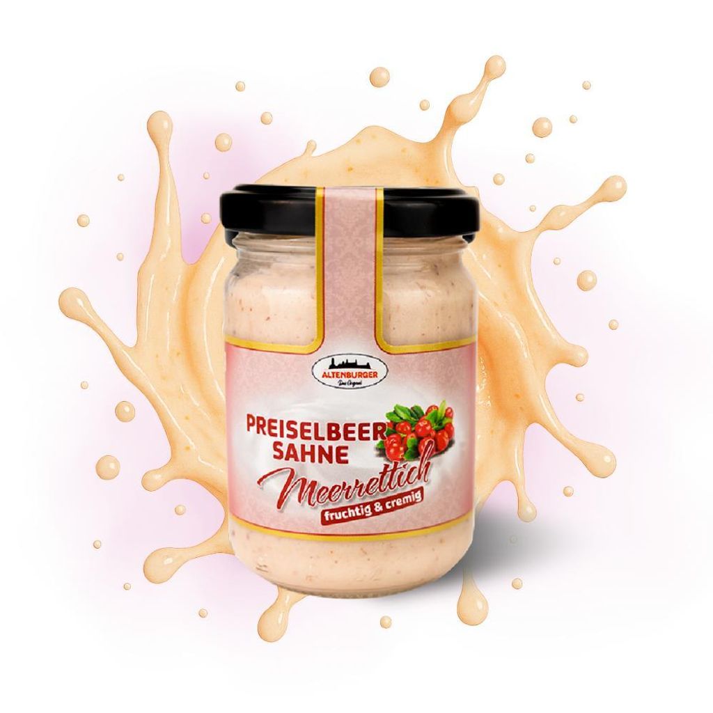 Preiselbeer Sahne Meerrettich, 140 g Produktbild 
