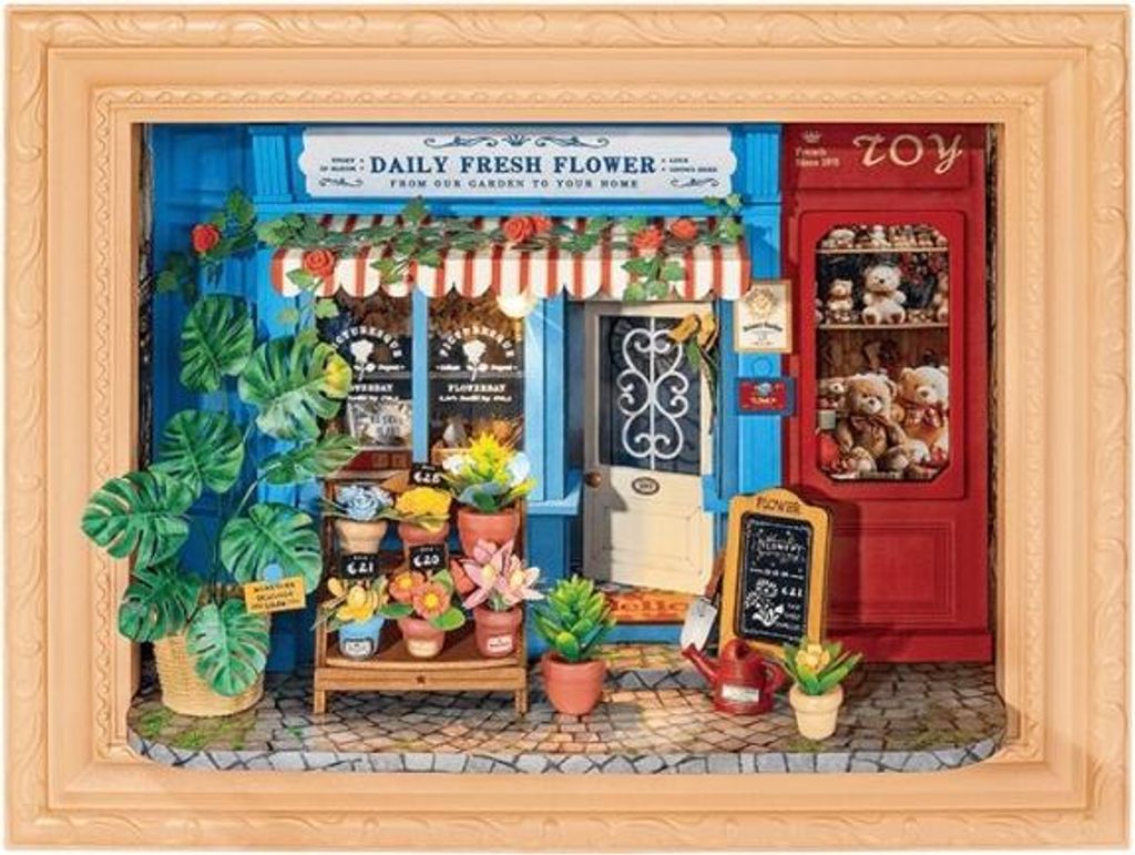3D-Puzzle „Täglich frische Blume“, Holz, Rolife, 183 Teile
