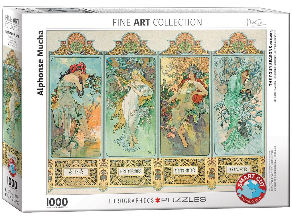 EUROGRAPHICS Vier Jahreszeiten Puzzle 1000 Teile