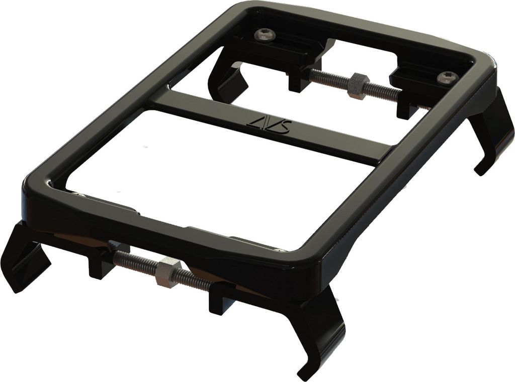 AtranVelo systeemadapter, Newrack Uni Standard, zwart, Productafbeelding 