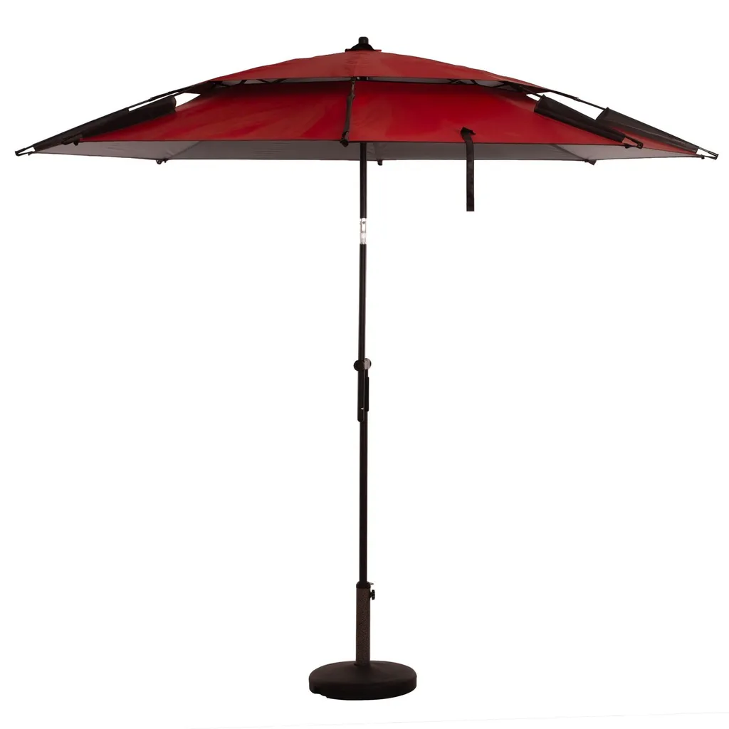 Base de parapluie avec système d'air 2,4 m - Accessoire de jardinage
