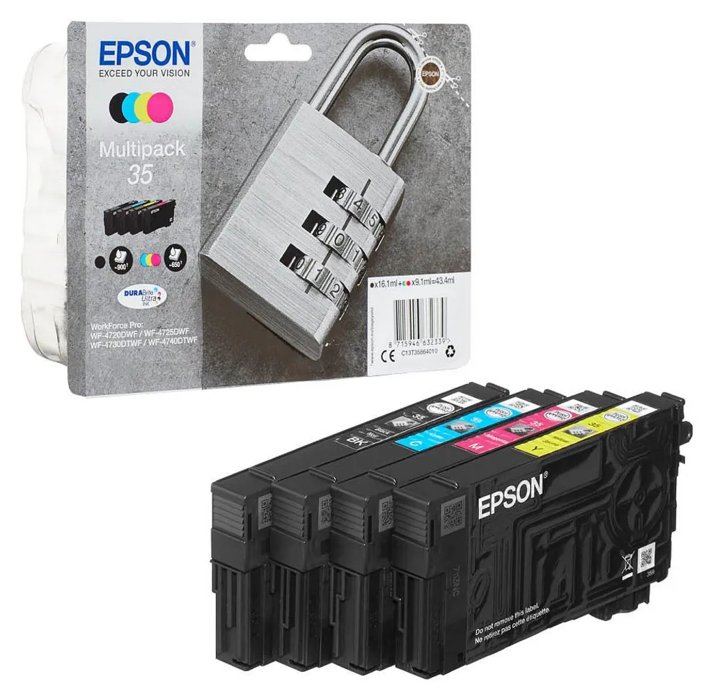 Multipack Epson 35 Idéal pour l'Impression de Documents et Photos
